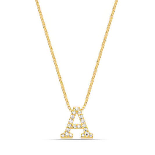 Letter A Necklace